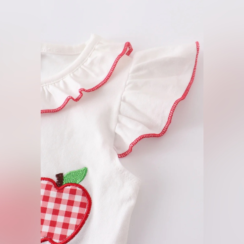 Plaid Apple Short Set - Picture 2 of 6